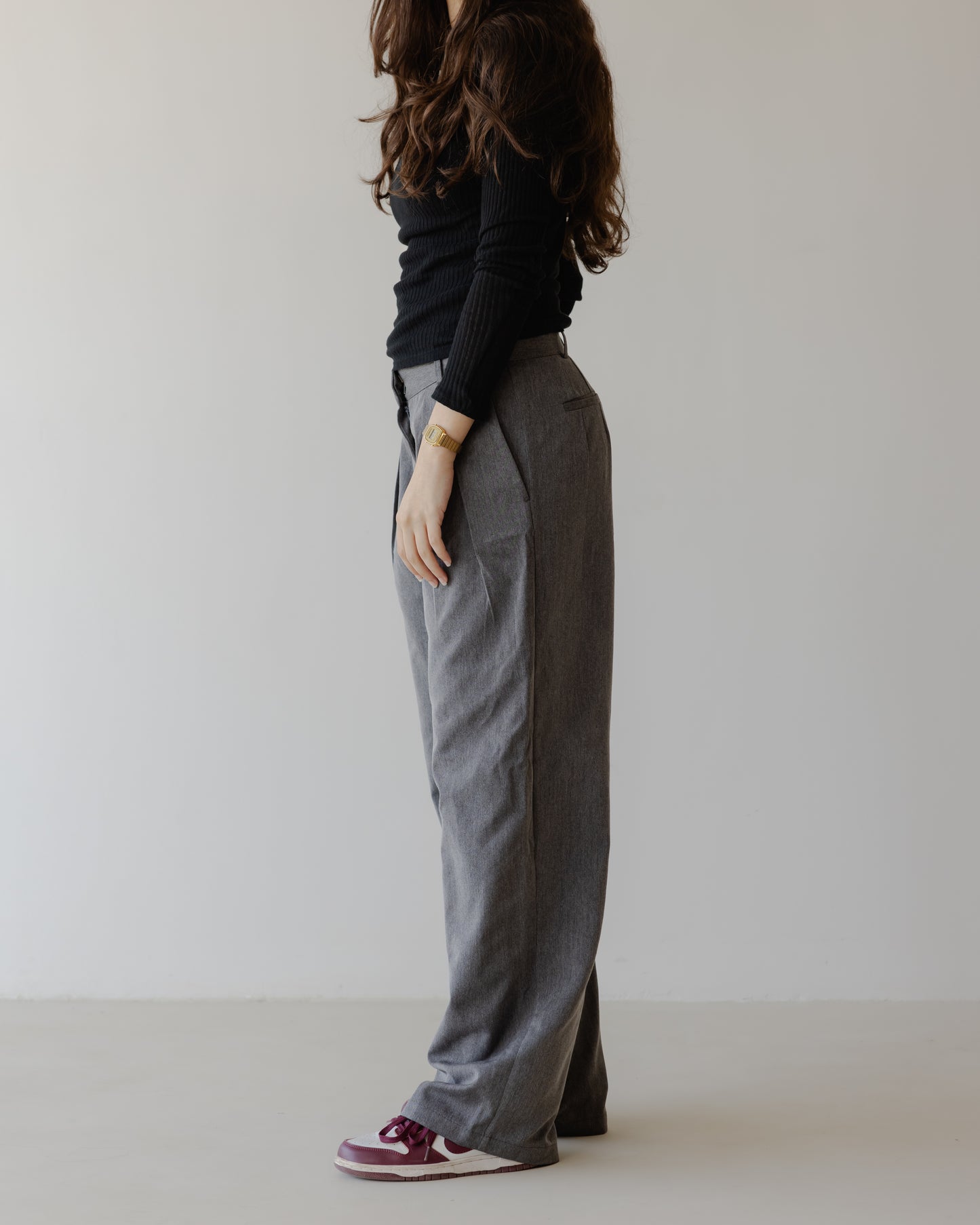Grey Tailored Pants