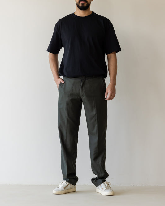 Relaxed Fit Pants- Olive